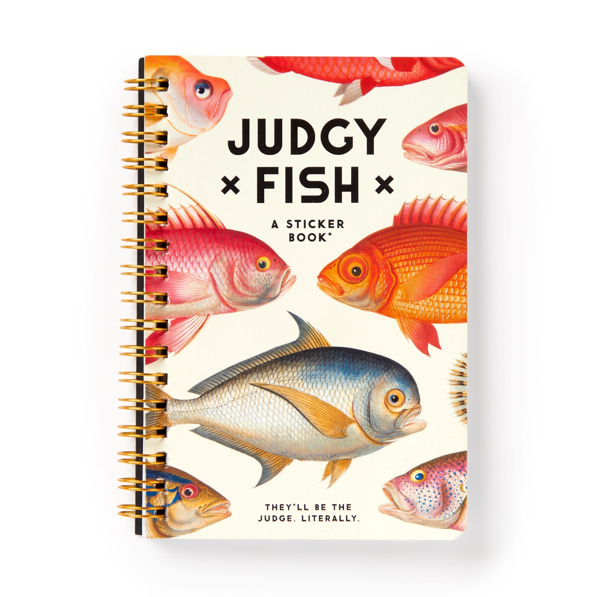 galison-judgy-fish-stickerbuch-20-seiten-vintage image 1