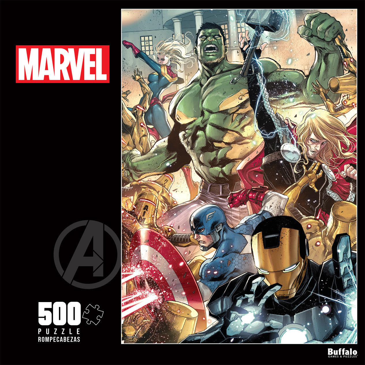 buffalo-games-avengers-world-14-puzzle-500-teile-marvel image 2