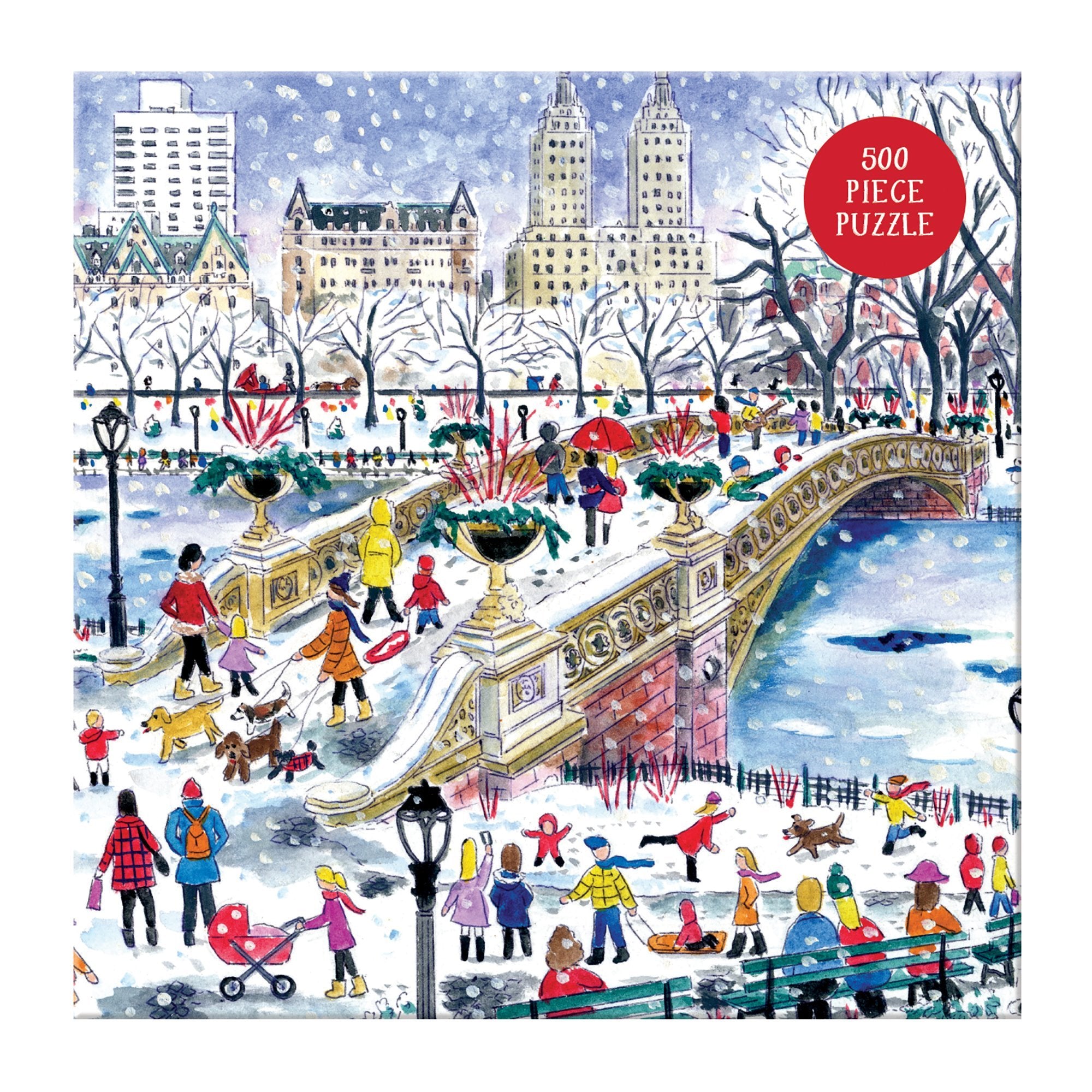 galison-bow-bridge-central-park-puzzle-500-teile-winter image 4