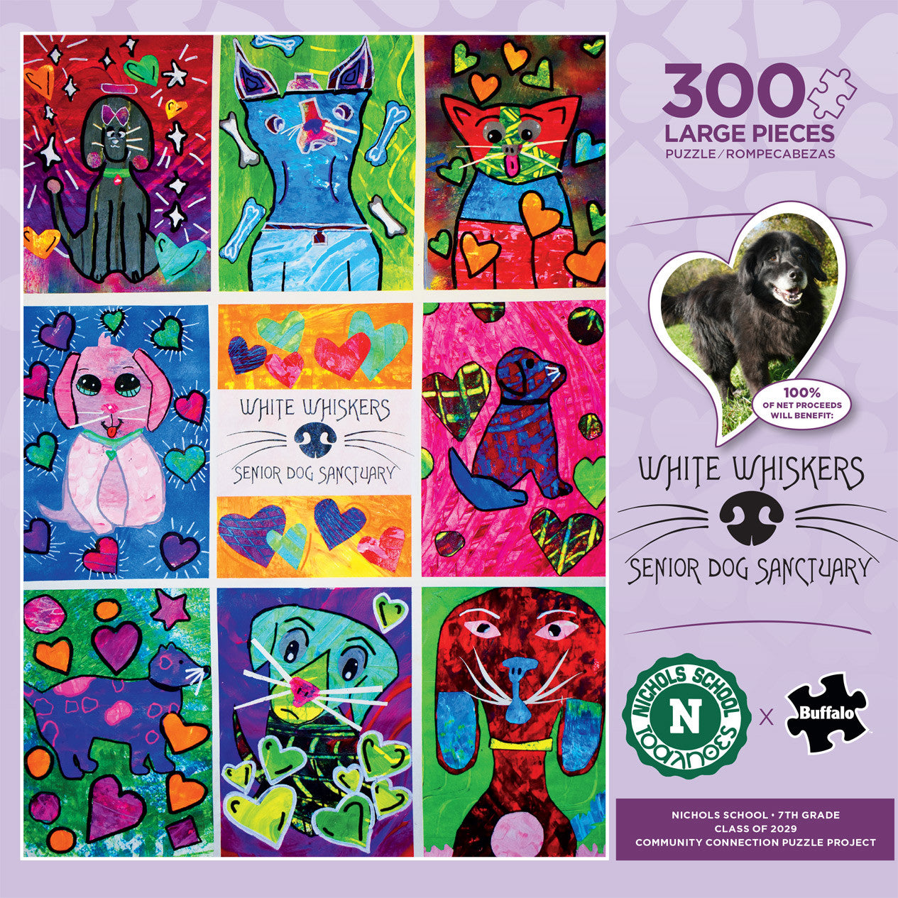 buffalo-games-jigsaw-puzzles-white-whiskers-300-teile-puzzle-hunde image 3