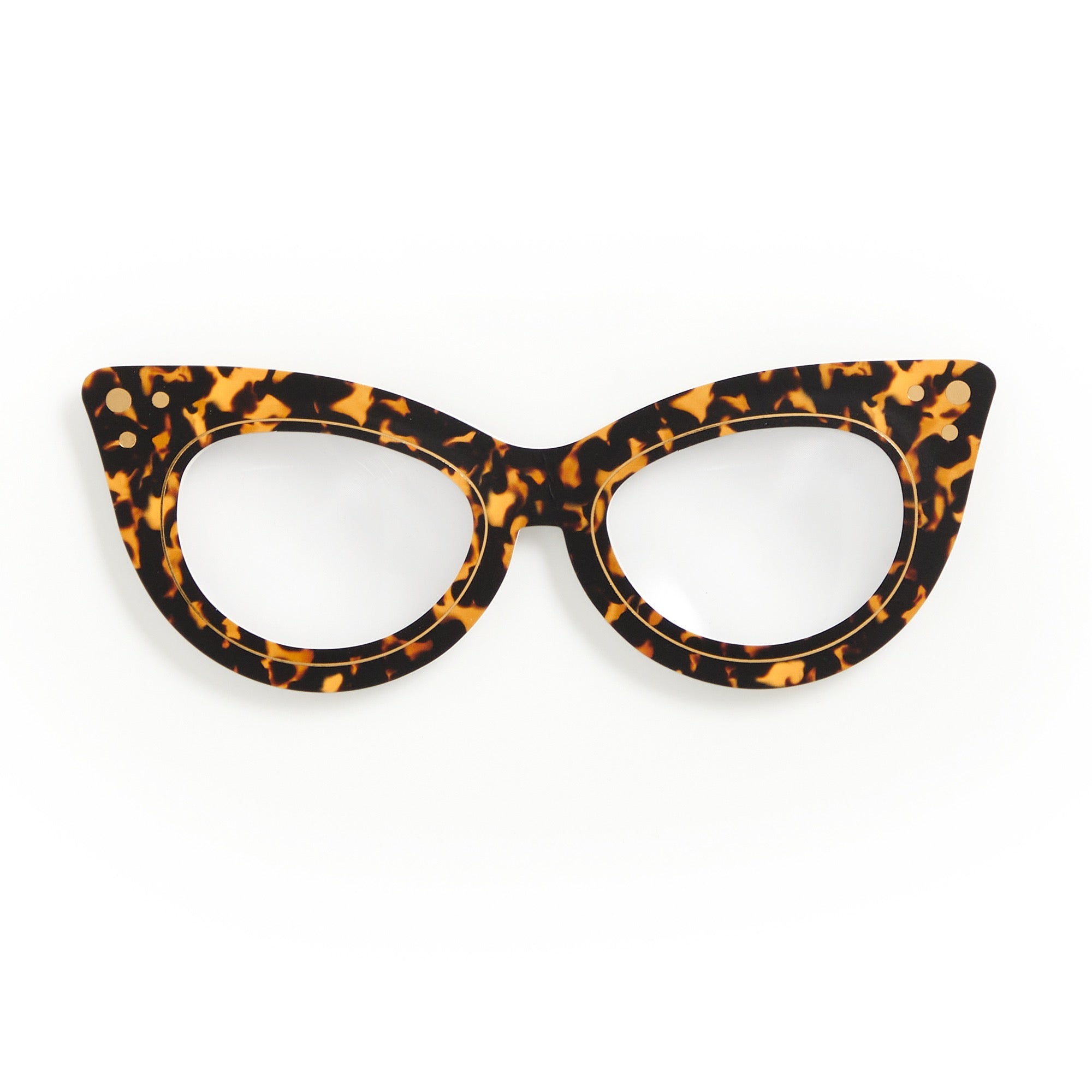 galison-cat-eye-lesezeichen-mit-lupe-vintage-brille image 2