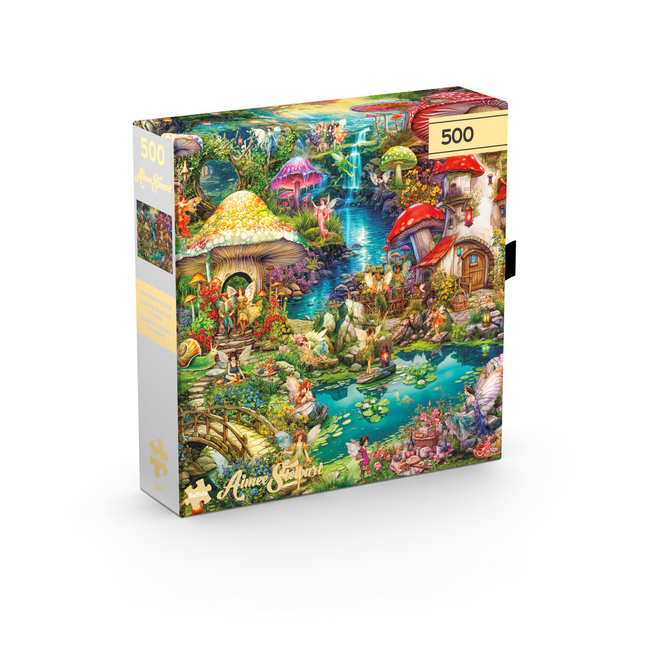 buffalo-games-merry-mushroom-village-picnic-500-teile-puzzle-feen image 2