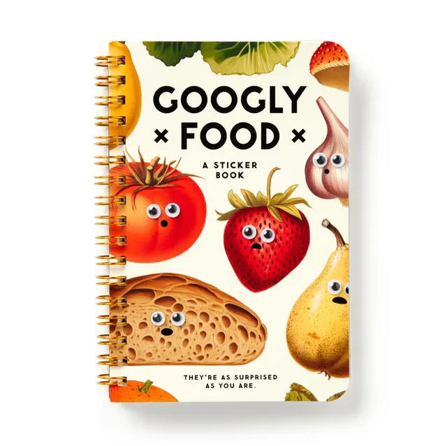 galison-googly-food-stickerbuch-mit-wackelaugen image 1