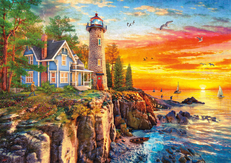 buffalo-games-rocky-cliff-lighthouse-puzzle-300-teile-leuchtturm image 2