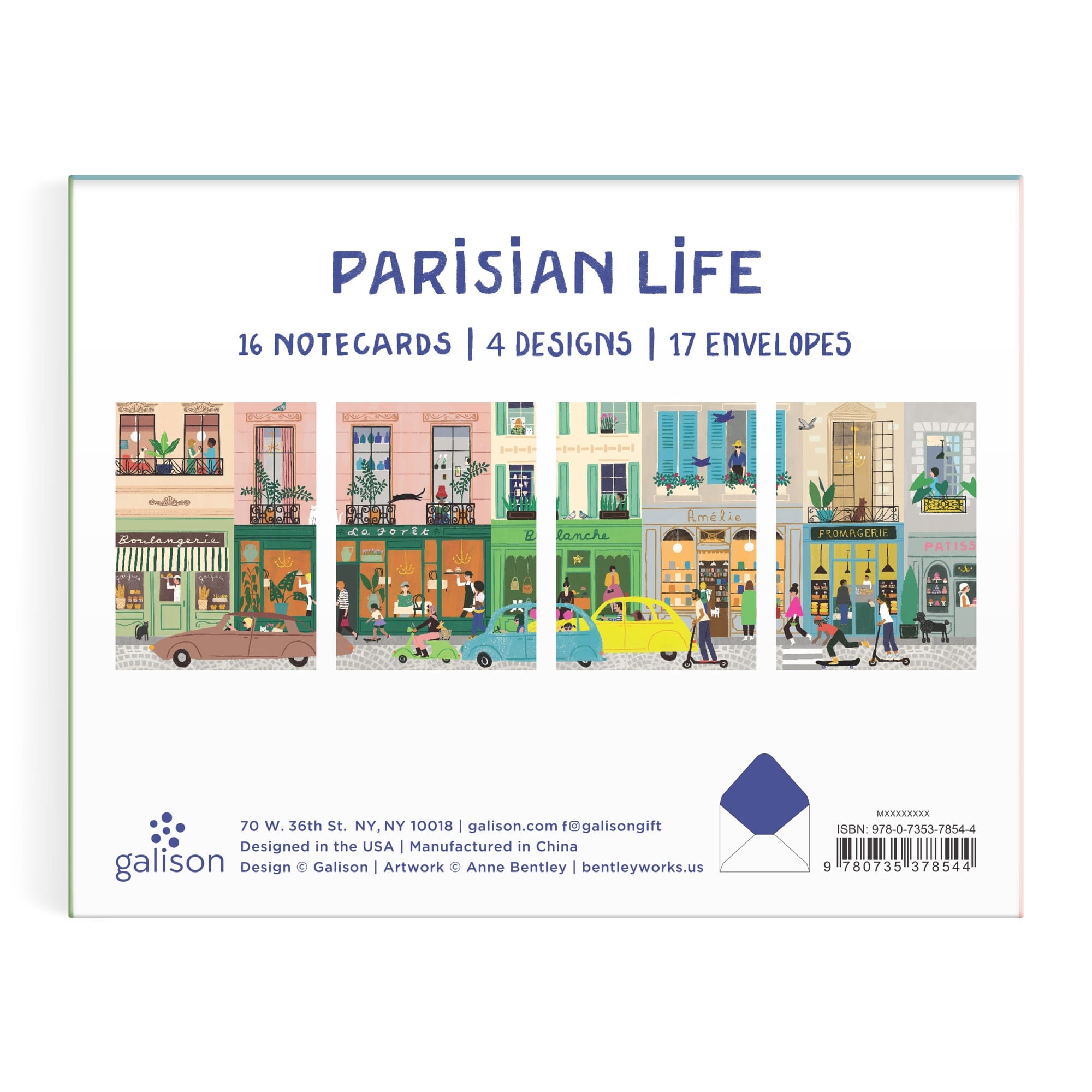 galison-parisian-life-gruszkarten-16er-set-paris image 8