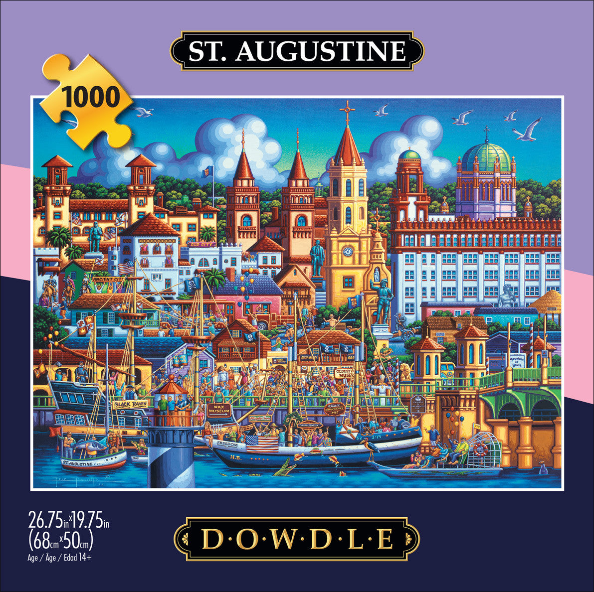 buffalo-games-eric-dowdle-st-augustine-puzzle-1000-teile-stadt image 2