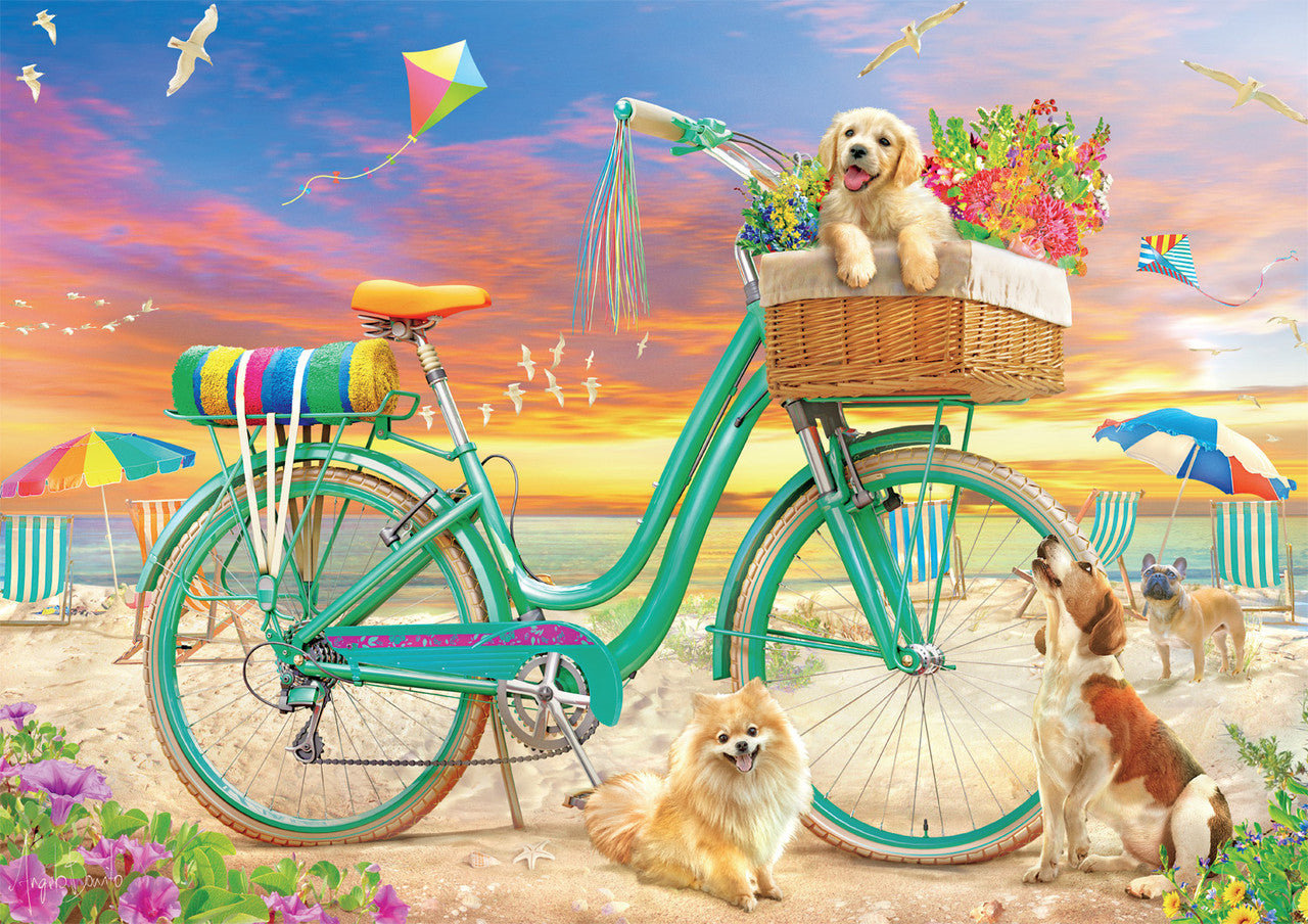 buffalo-games-beach-bicycle-puzzle-300-teile-large image 1