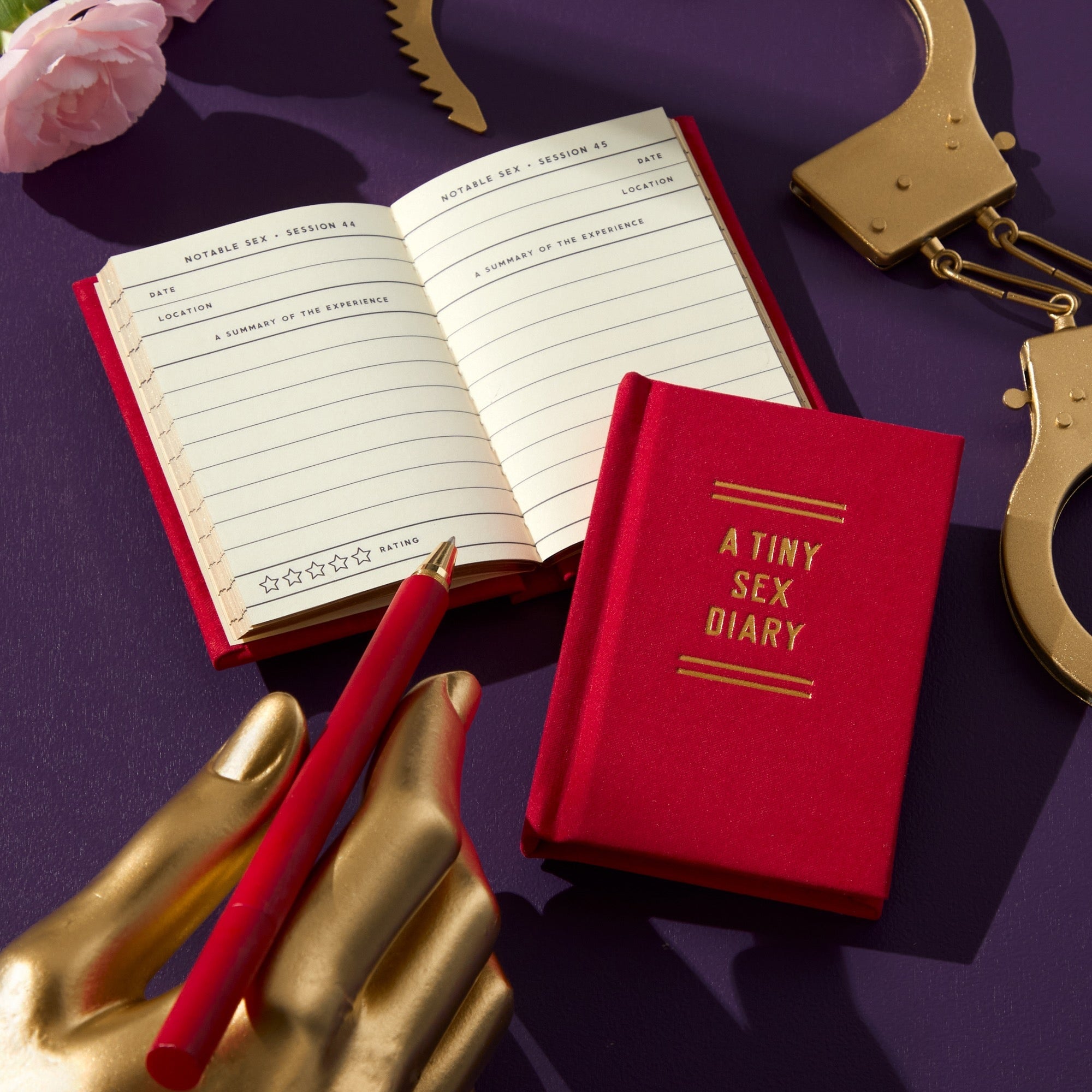 galison-tiny-sex-diary-mini-tagebuch-112-seiten-gold image 3
