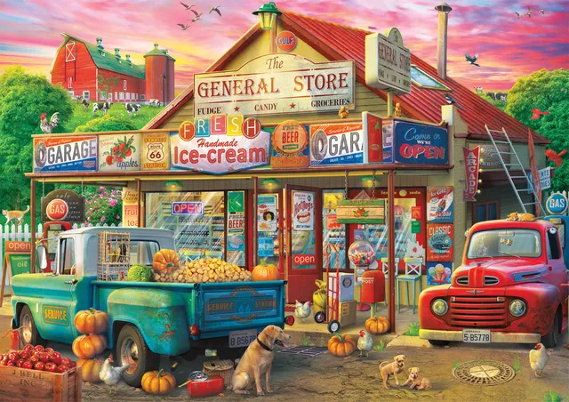 buffalo-games-americana-country-store-puzzle-500-teile-collage image 1