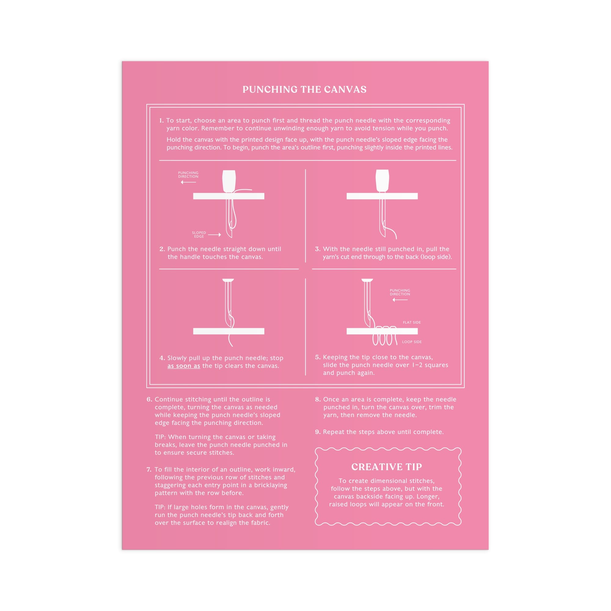 galison-cozy-cottage-punch-needle-set-komplettset image 6