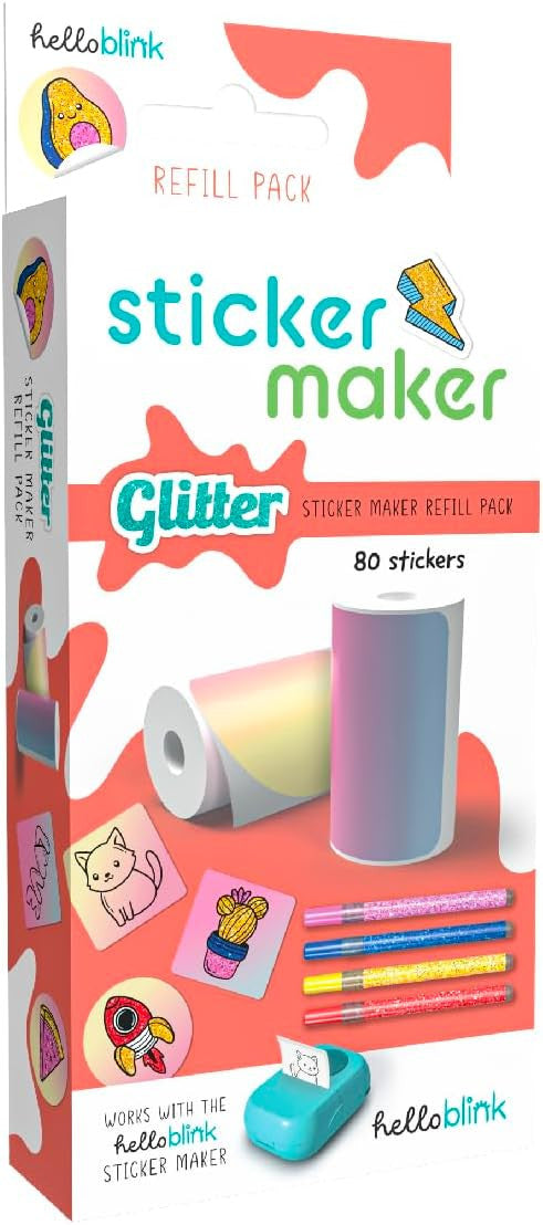 buffalo-games-hello-blink-sticker-maker-refill-80-glitzer-sticker image 1