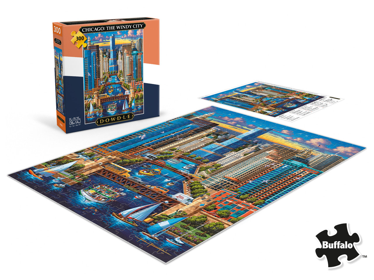 buffalo-games-chicago-windy-city-puzzle-300-teile-skyline image 4