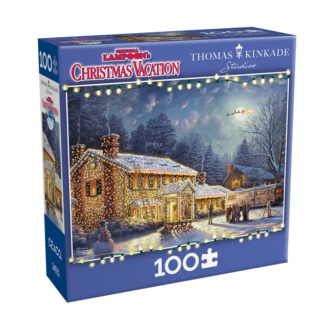 ceaco-thomas-kinkade-christmas-vacation-puzzle-100-teile-v2 image 1