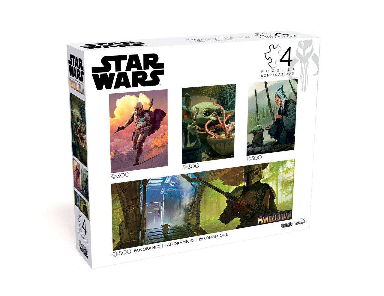 buffalo-games-star-wars-mandalorian-puzzle-4er-set-300-500 image 2