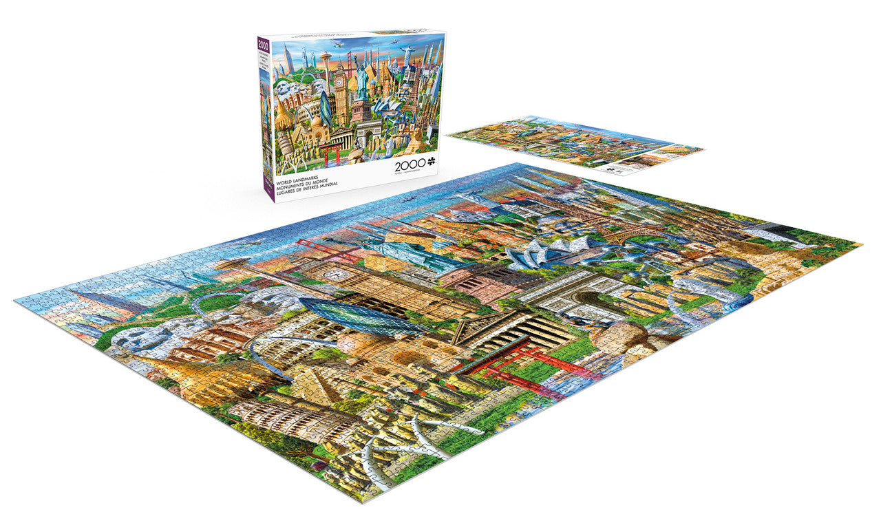 buffalo-games-world-landmarks-2000-teile-puzzle image 3