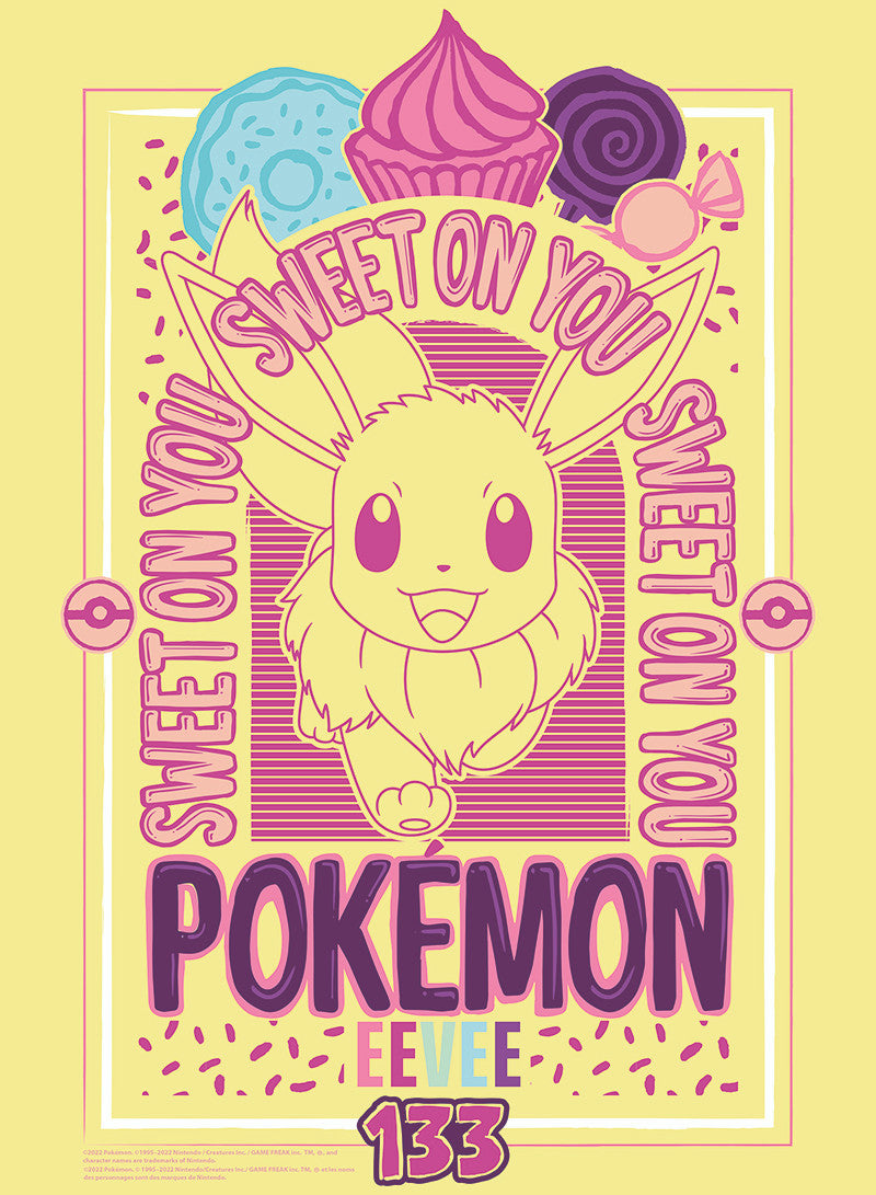 pok-mon-sweet-on-you-puzzle-100-teile-evoli image 1