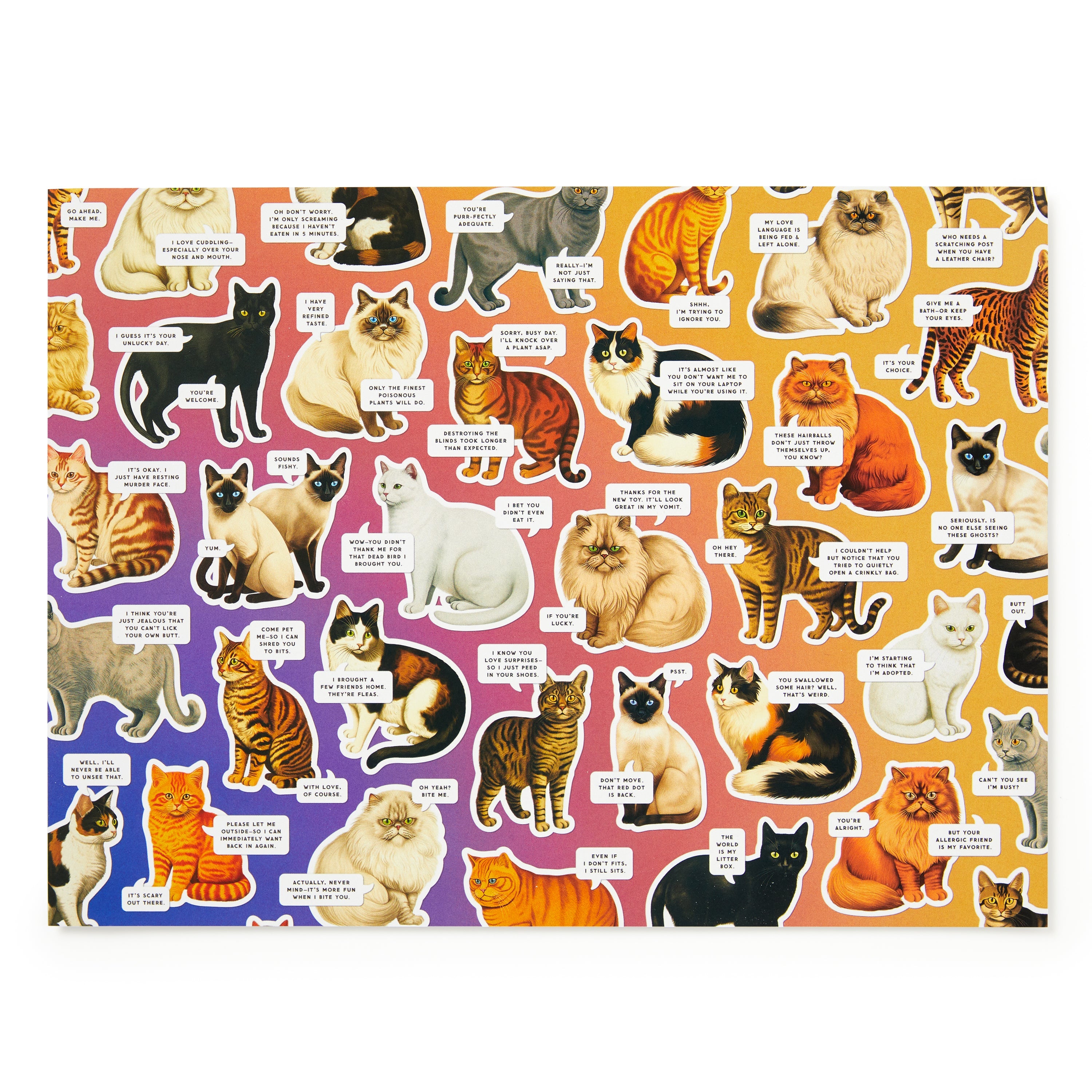 galison-moody-cats-puzzle-1000-teile-katzen-spot-uv image 3