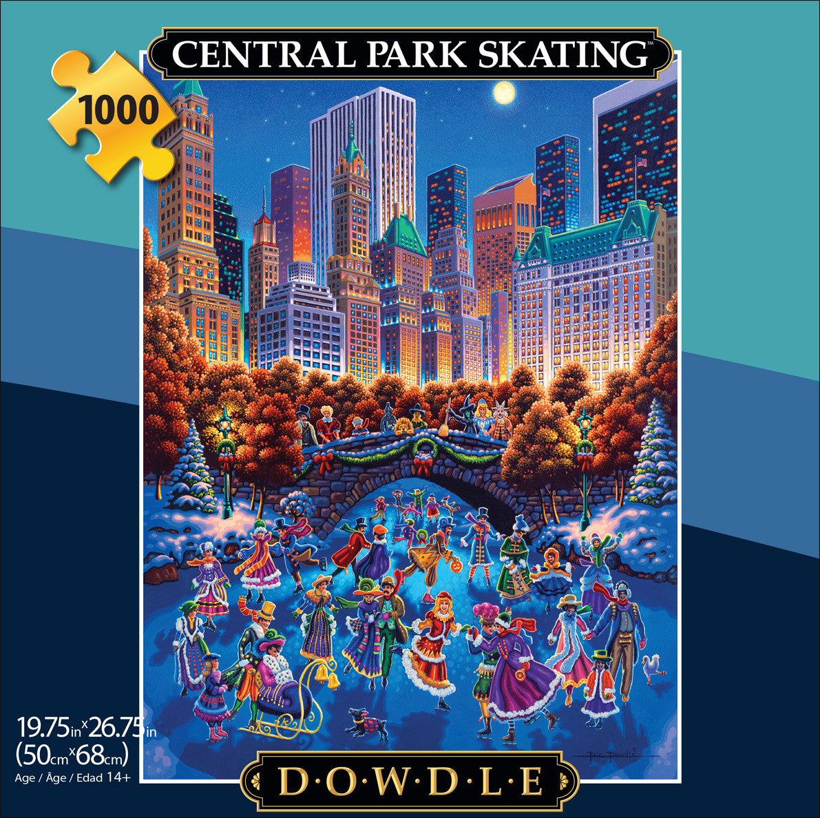 buffalo-games-eric-dowdle-central-park-skating-puzzle-1000-teile image 2