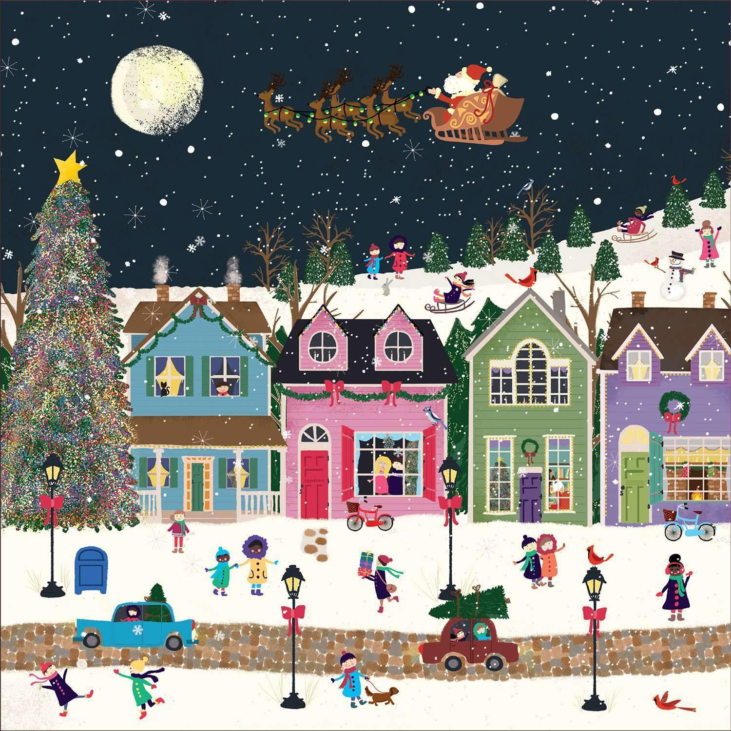 galison-winter-wonderland-500-teile-puzzle-weihnachten image 2