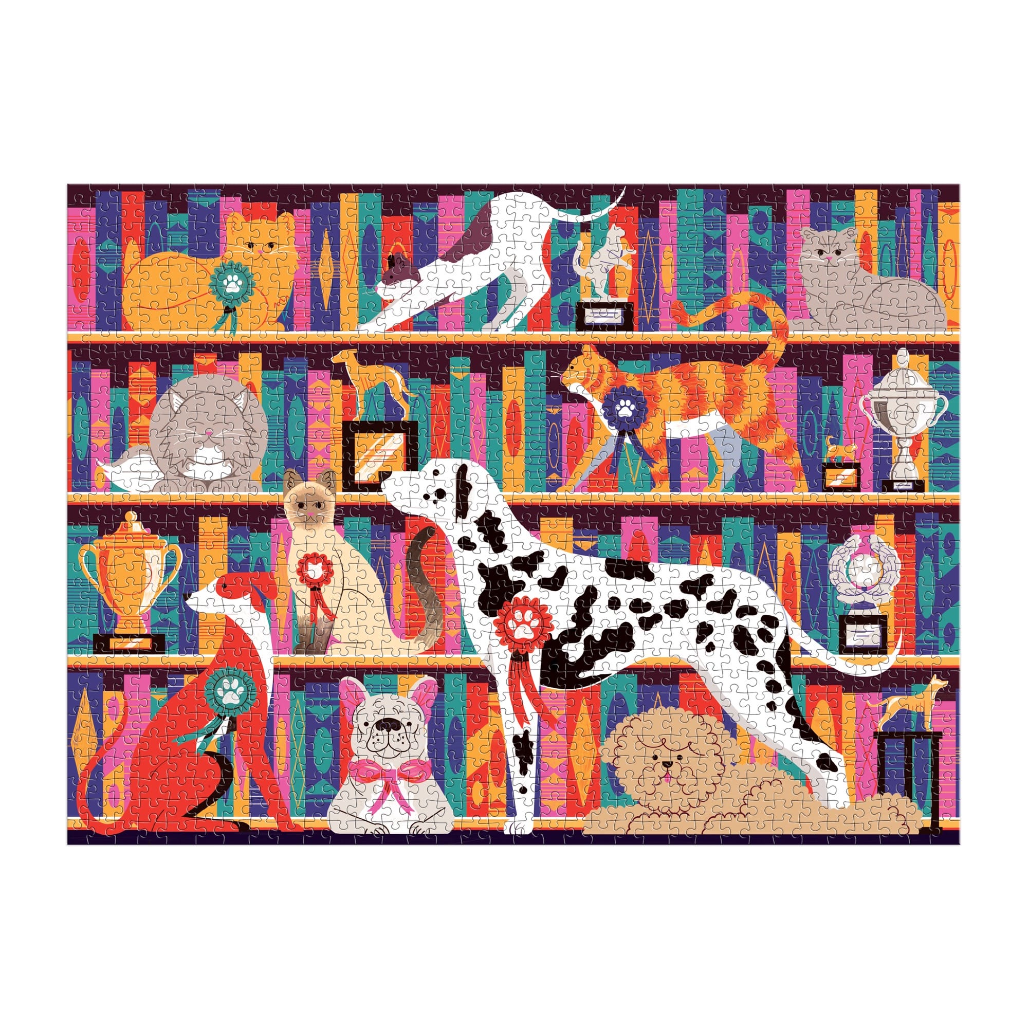 galison-best-in-show-1000-teile-puzzle-katzen-hunde image 3