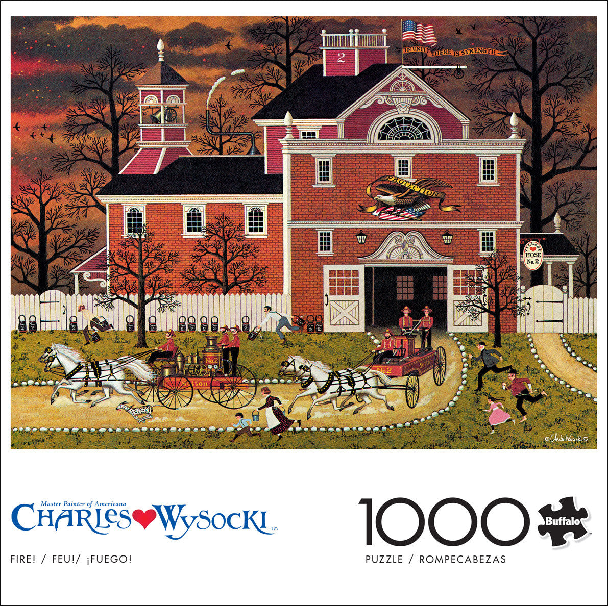 buffalo-games-fire-puzzle-1000-teile-wysocki-feuerwehr image 2