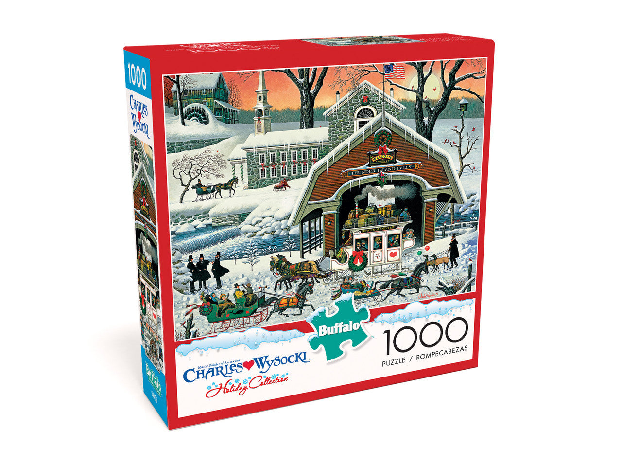 buffalo-games-charles-wysocki-twilight-christmas-1000-teile-puzzle-winter image 3
