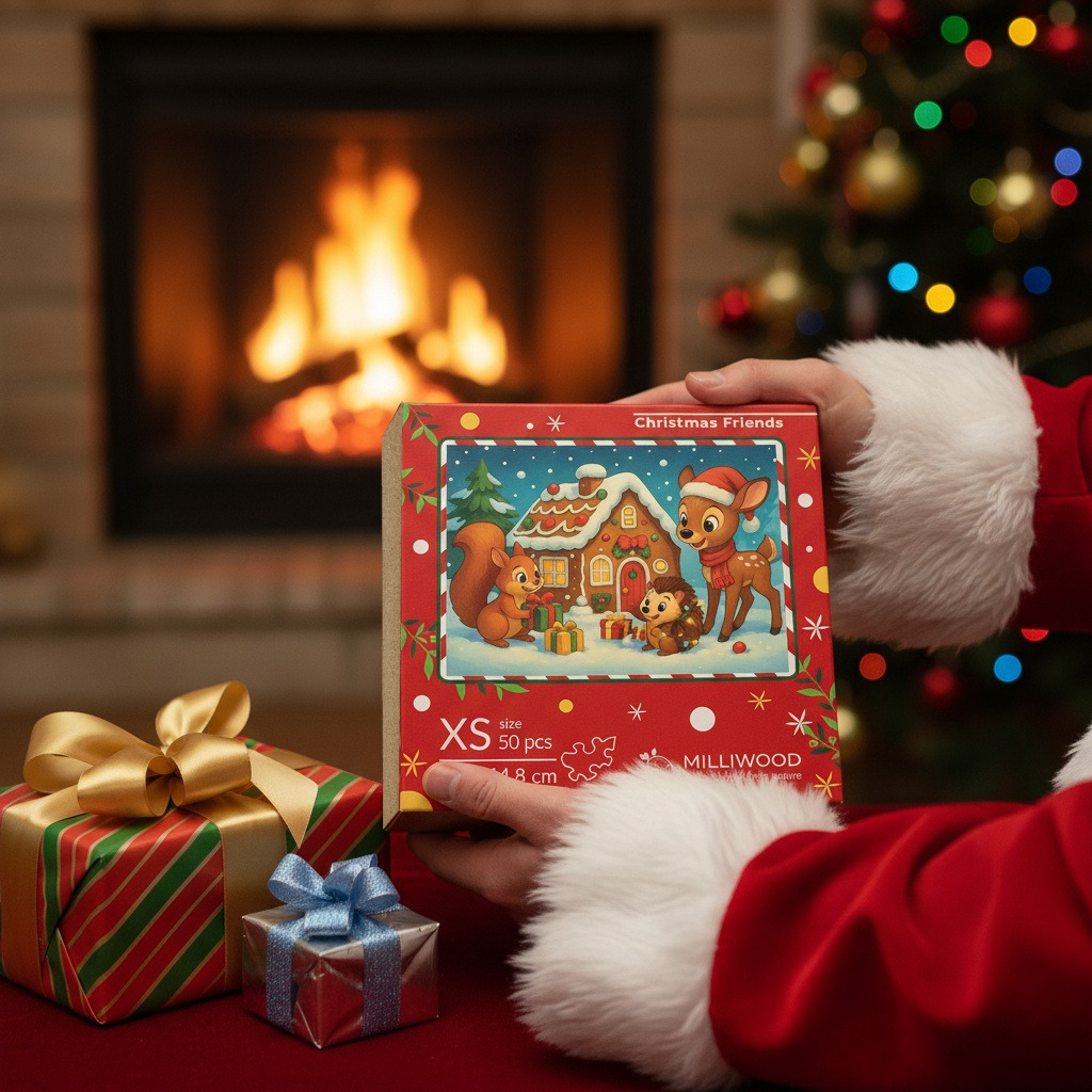 milliwood-christmas-holzpuzzle-weihnachtsfreunde-50-teile-kinder image 3