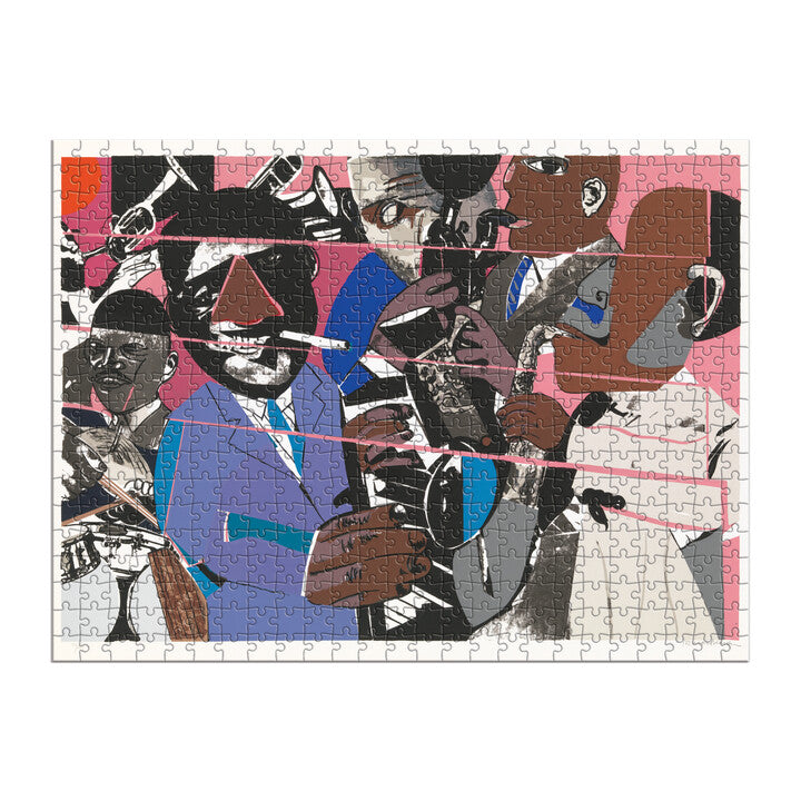 galison-romare-bearden-dreamyard-puzzle-500-beidseitig image 3