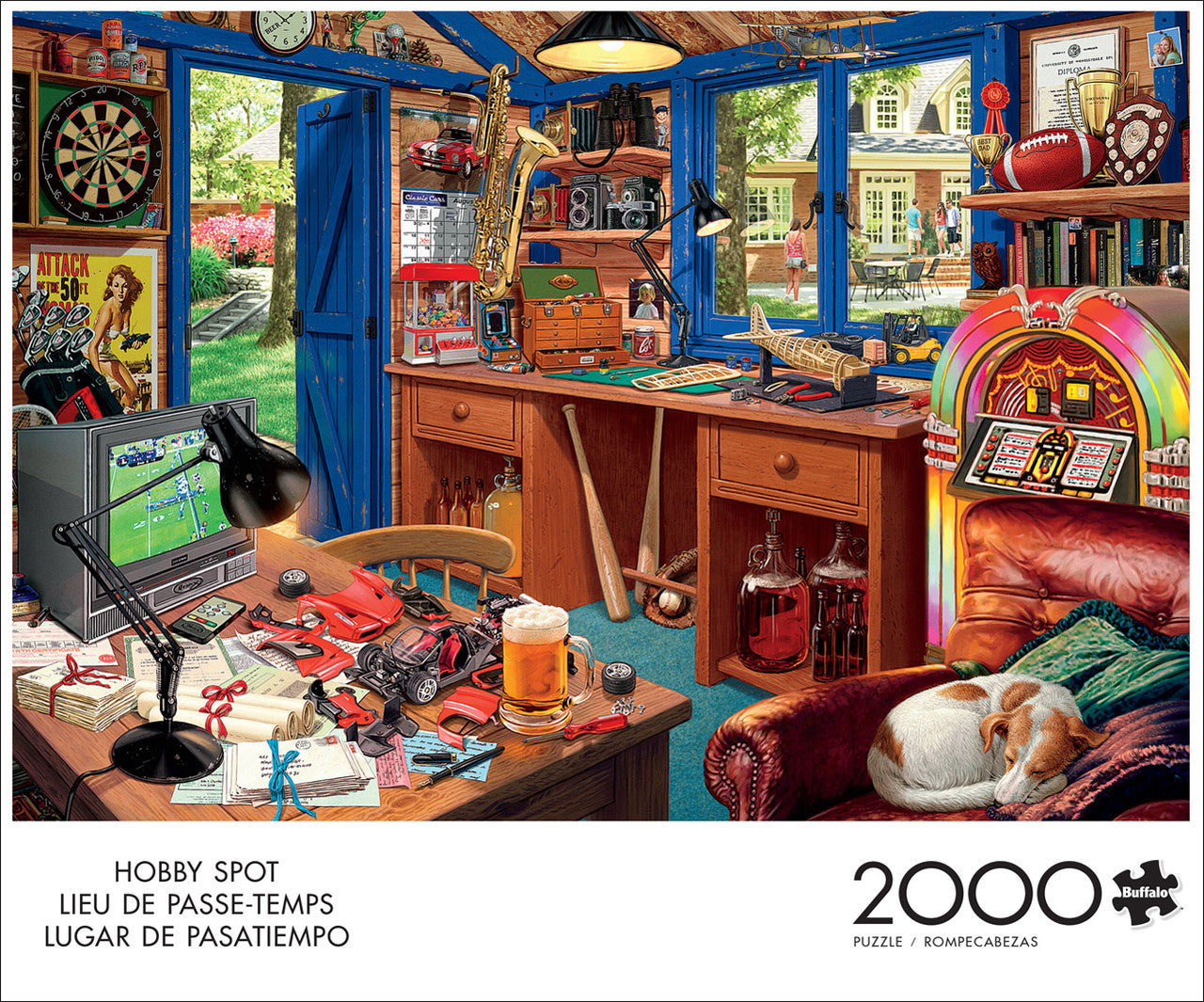 buffalo-games-hobby-spot-2000-teile-puzzle-schuppen-motiv image 3