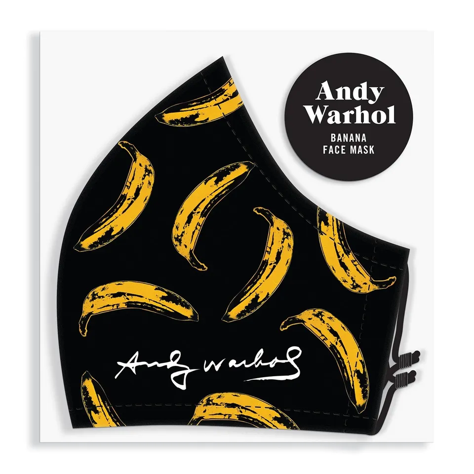 galison-andy-warhol-banana-gesichtsmaske-baumwolle image 1