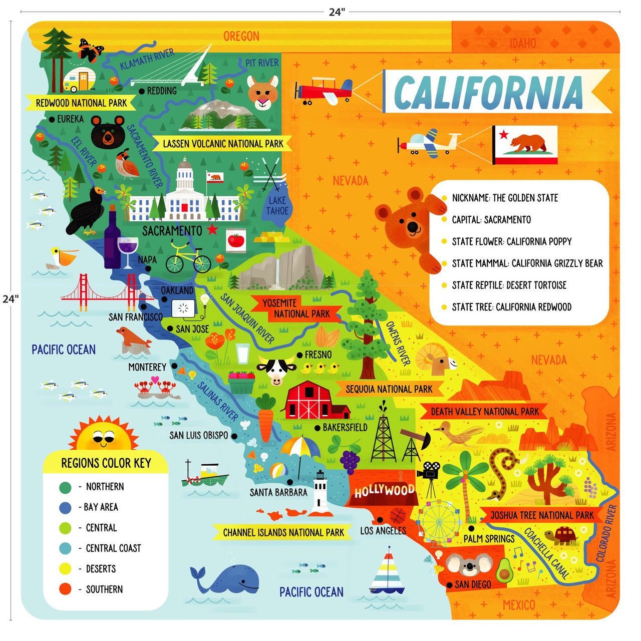 buffalo-games-little-buffalo-california-bodenpuzzle-49-teile image 5