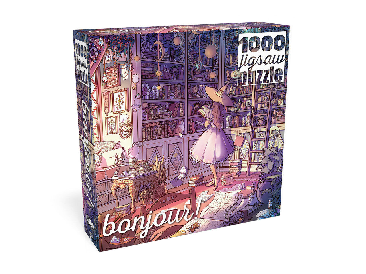 buffalo-games-bonjour-witch-s-library-1000-teile-puzzle-hexe image 4