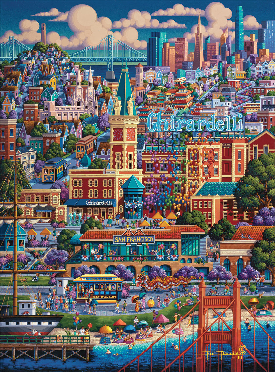 buffalo-games-eric-dowdle-city-by-the-bay-1000-teile-puzzle-stadt image 1