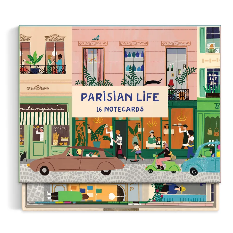 galison-parisian-life-gruszkarten-16er-set-paris image 1