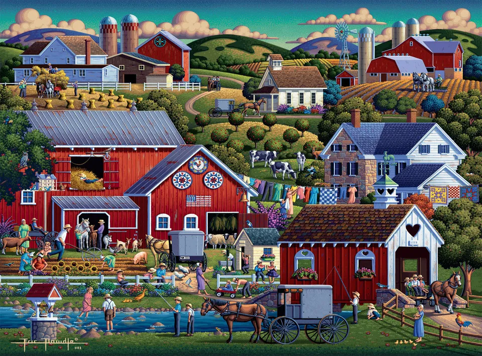 buffalo-games-amish-country-puzzle-1000-teile-dowdle image 1