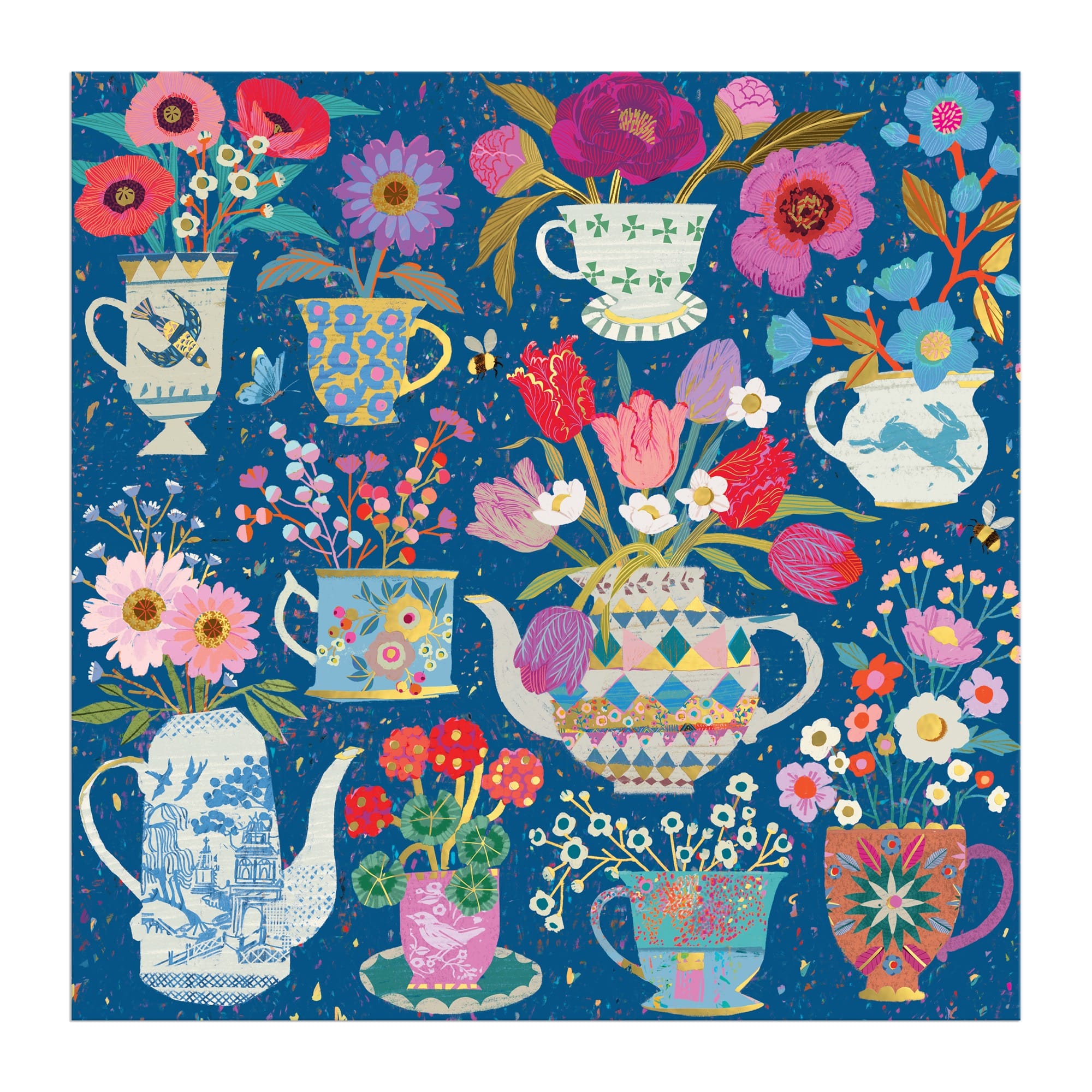 galison-victoria-ball-potted-teacups-puzzle-500-teile image 5