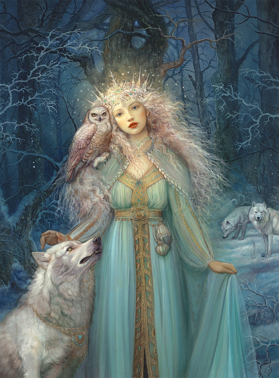 buffalo-games-the-snow-queen-1000-teile-glitzer-puzzle image 1