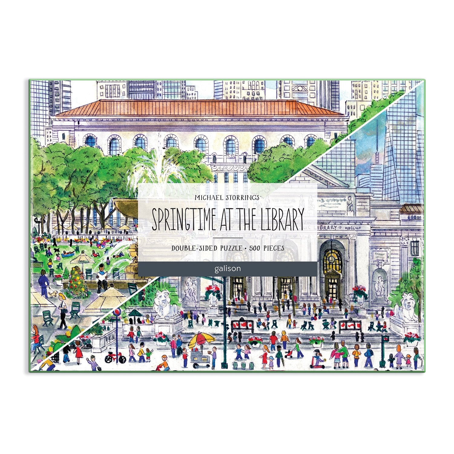 galison-storrings-springtime-library-500-teile-puzzle-beidseitig image 2