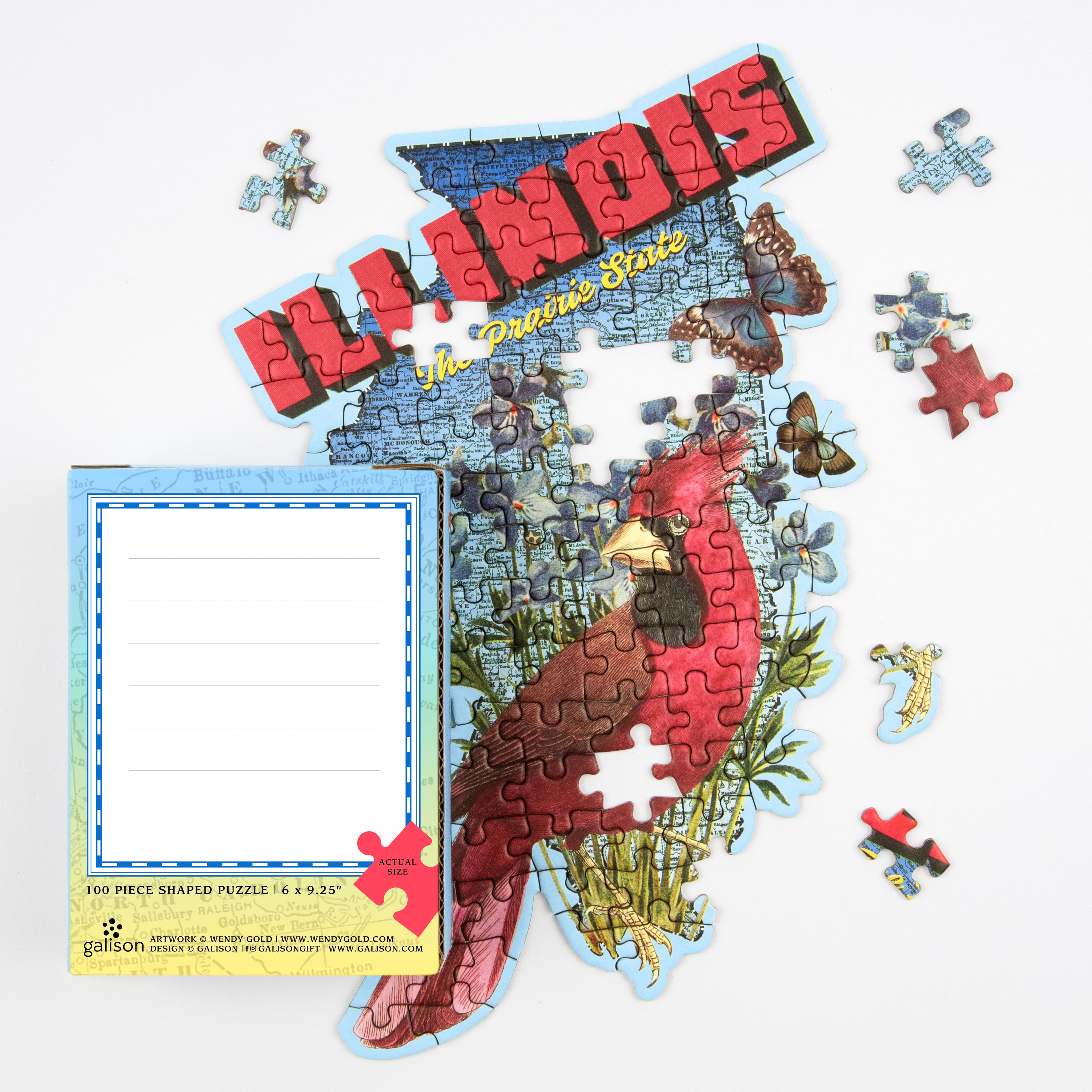galison-illinois-mini-puzzle-100-teile-vogel-blume image 4