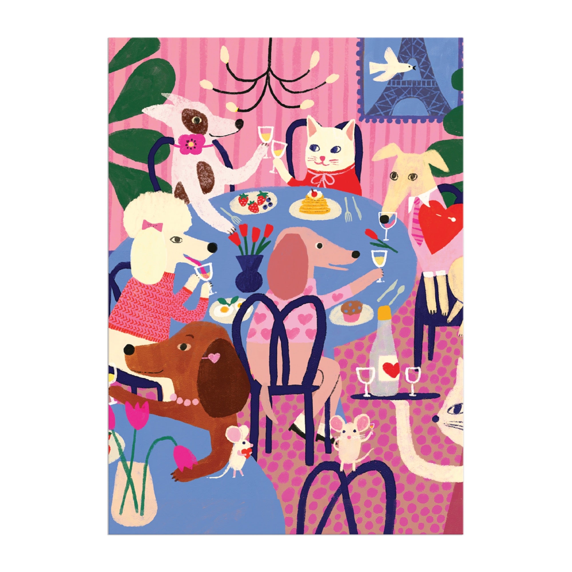 galison-paws-for-love-grusskarten-puzzle-60-teile-hunde image 3