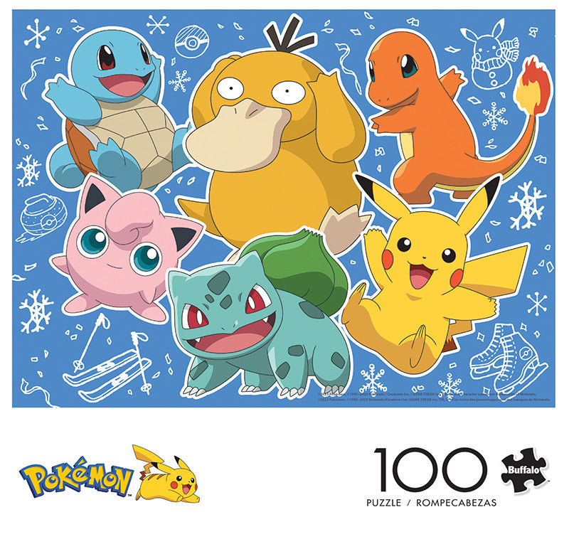 buffalo-games-pokemon-kanto-holiday-100-teile-kinderpuzzle-winter image 3