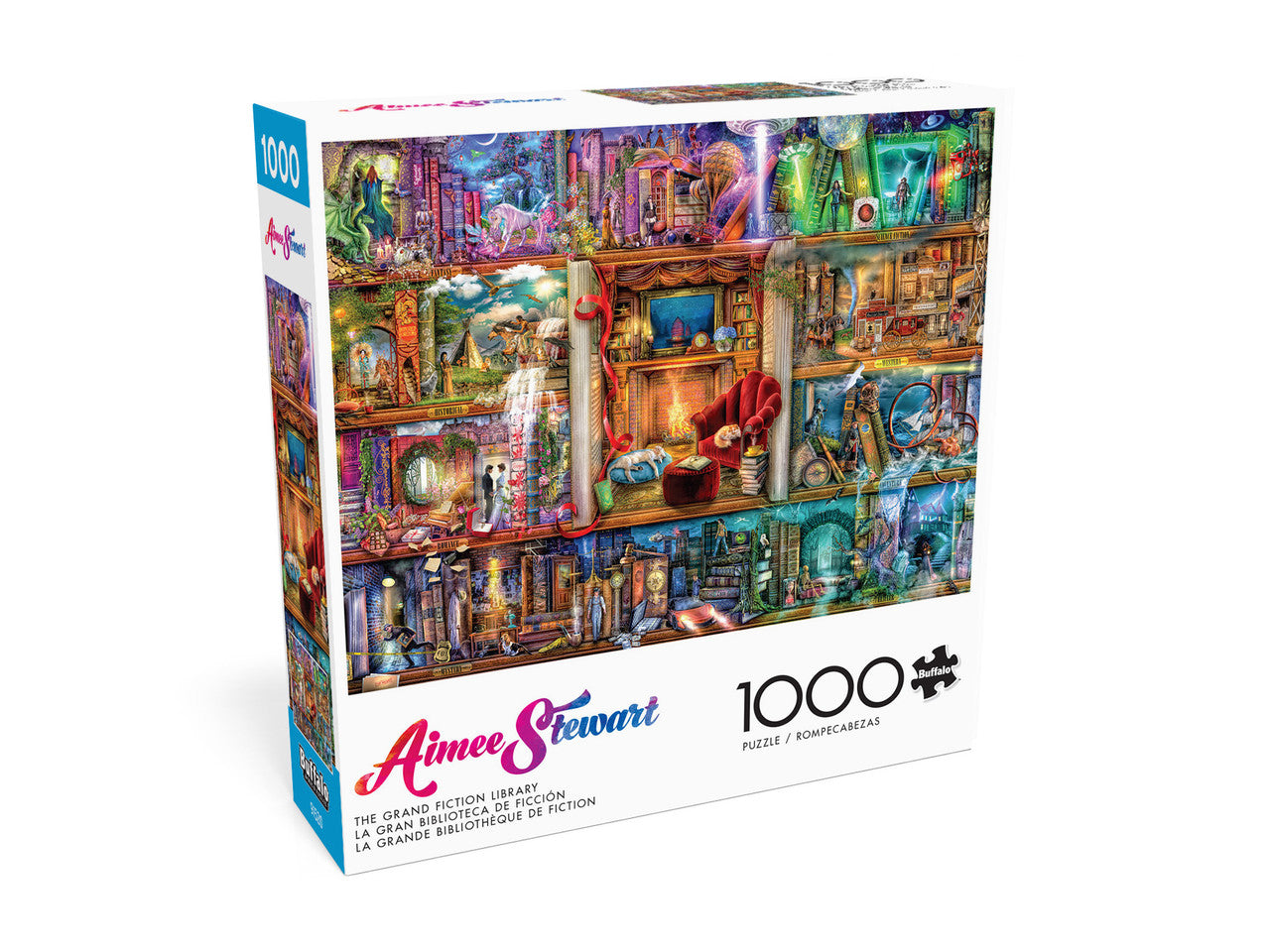 buffalo-games-grand-fiction-library-puzzle-1000-teile-bibliothek image 4
