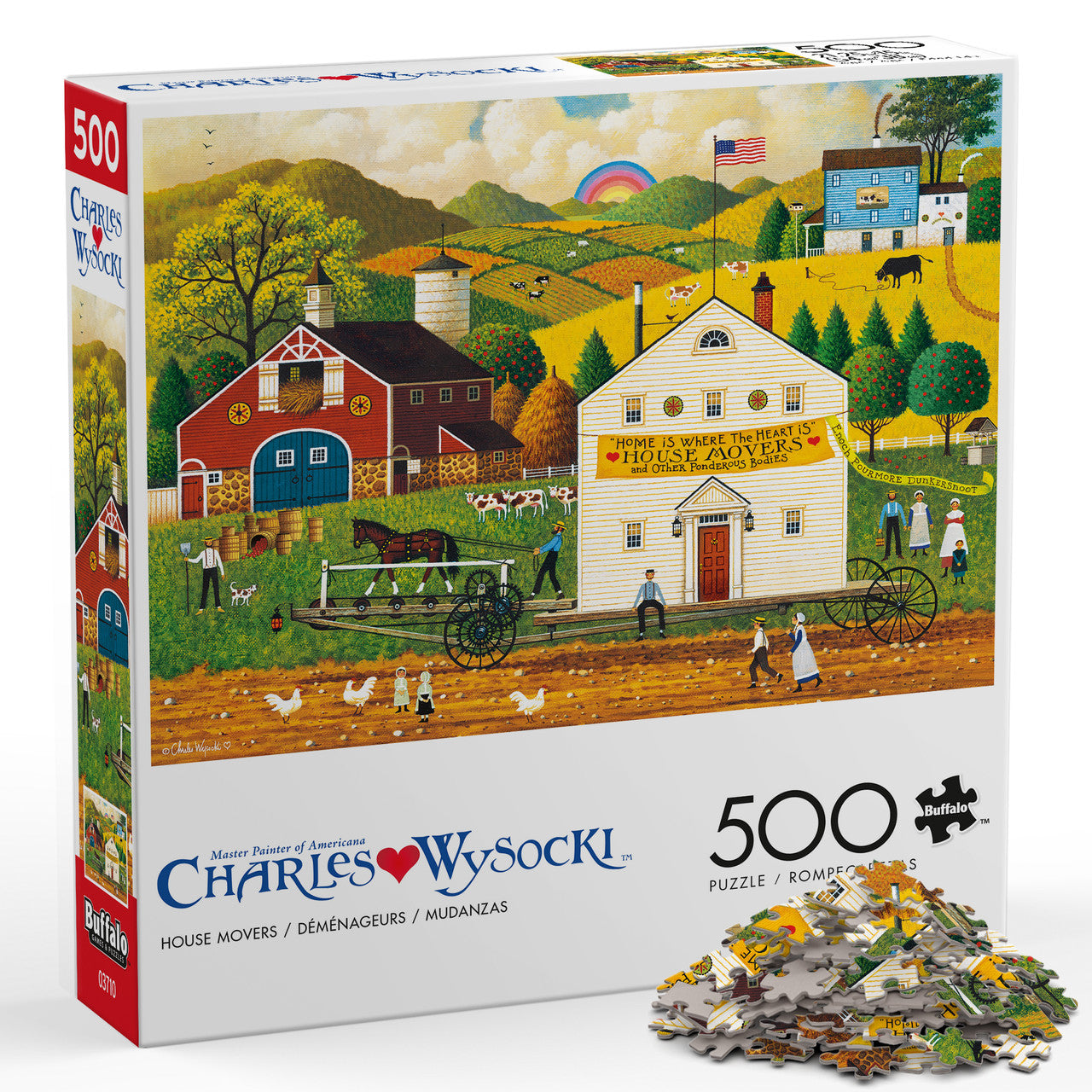 buffalo-games-wysocki-house-movers-puzzle-500-teile-farm image 2