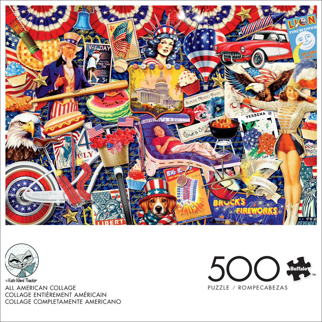 buffalo-games-all-american-collage-puzzle-500-teile image 2