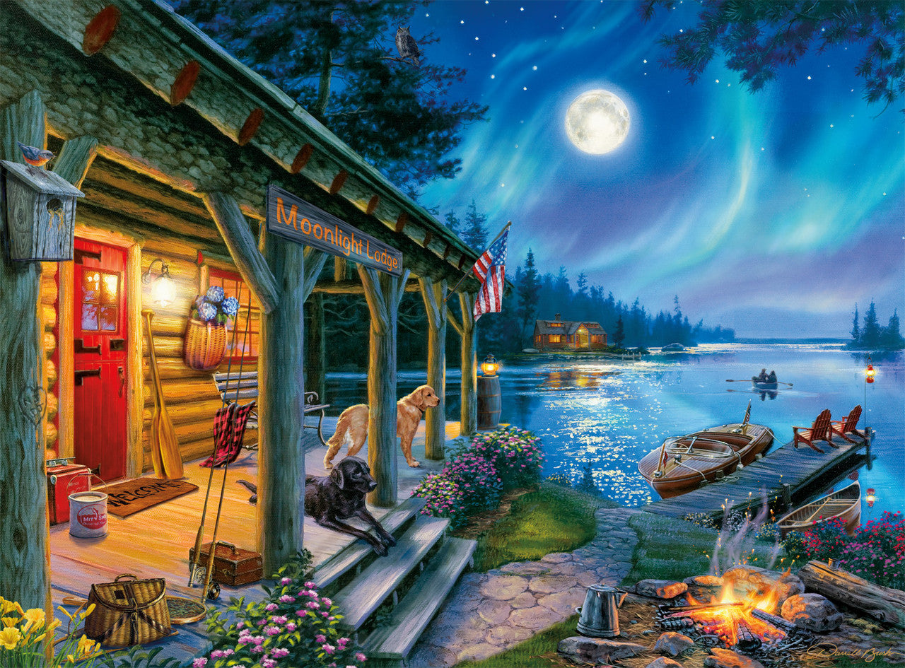 buffalo-games-moonlight-lodge-puzzle-1000-teile-nacht image 1