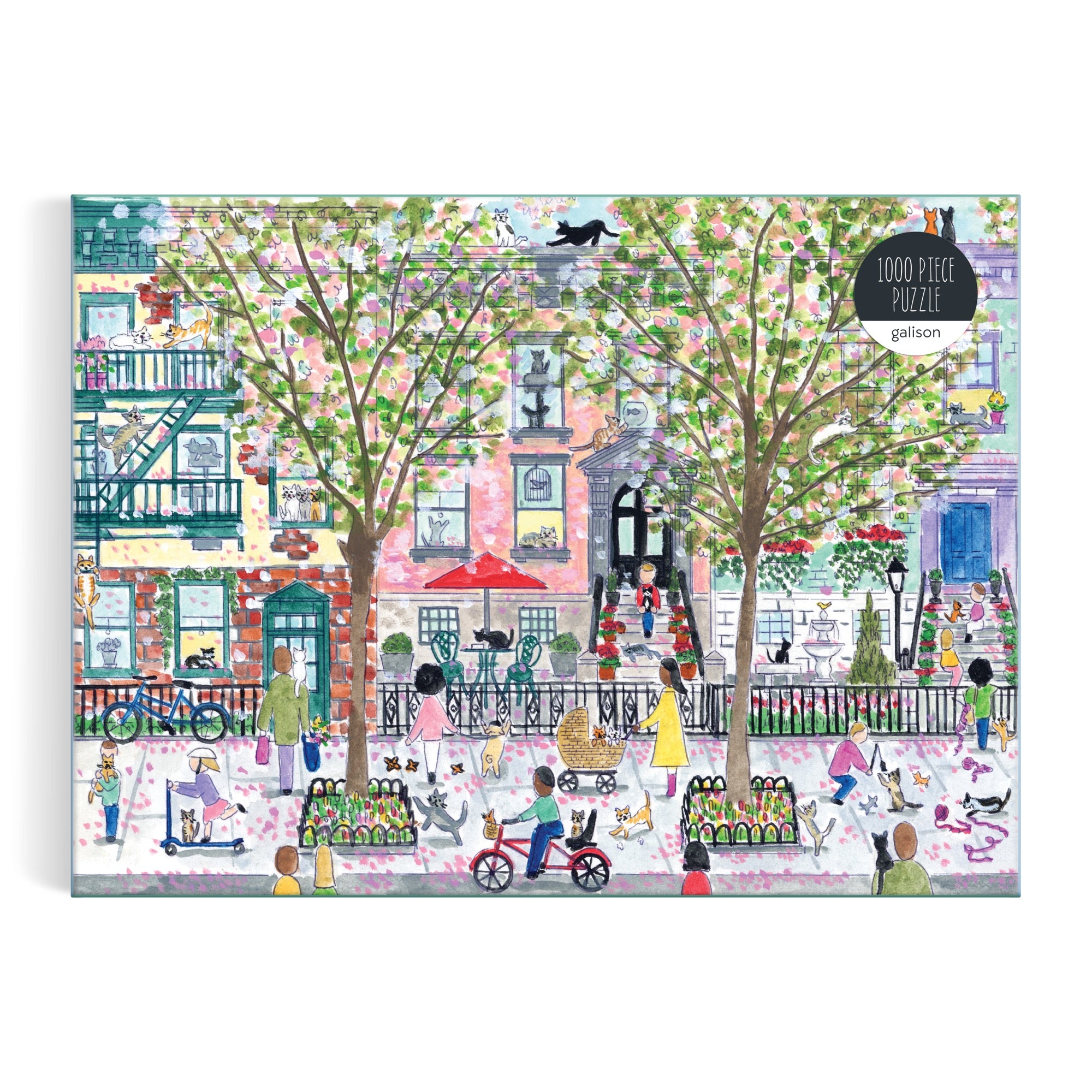 galison-storrings-cats-in-the-city-puzzle-1000-teile-katzen image 2