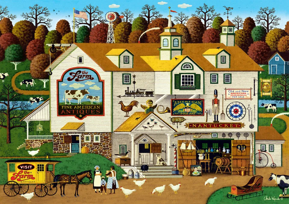 buffalo-games-wysocki-americana-the-farm-500-teile-puzzle-herbst image 1