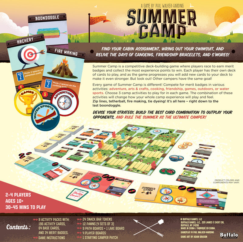 buffalo-games-summer-camp-spiel-deckbau-familienspiel image 3