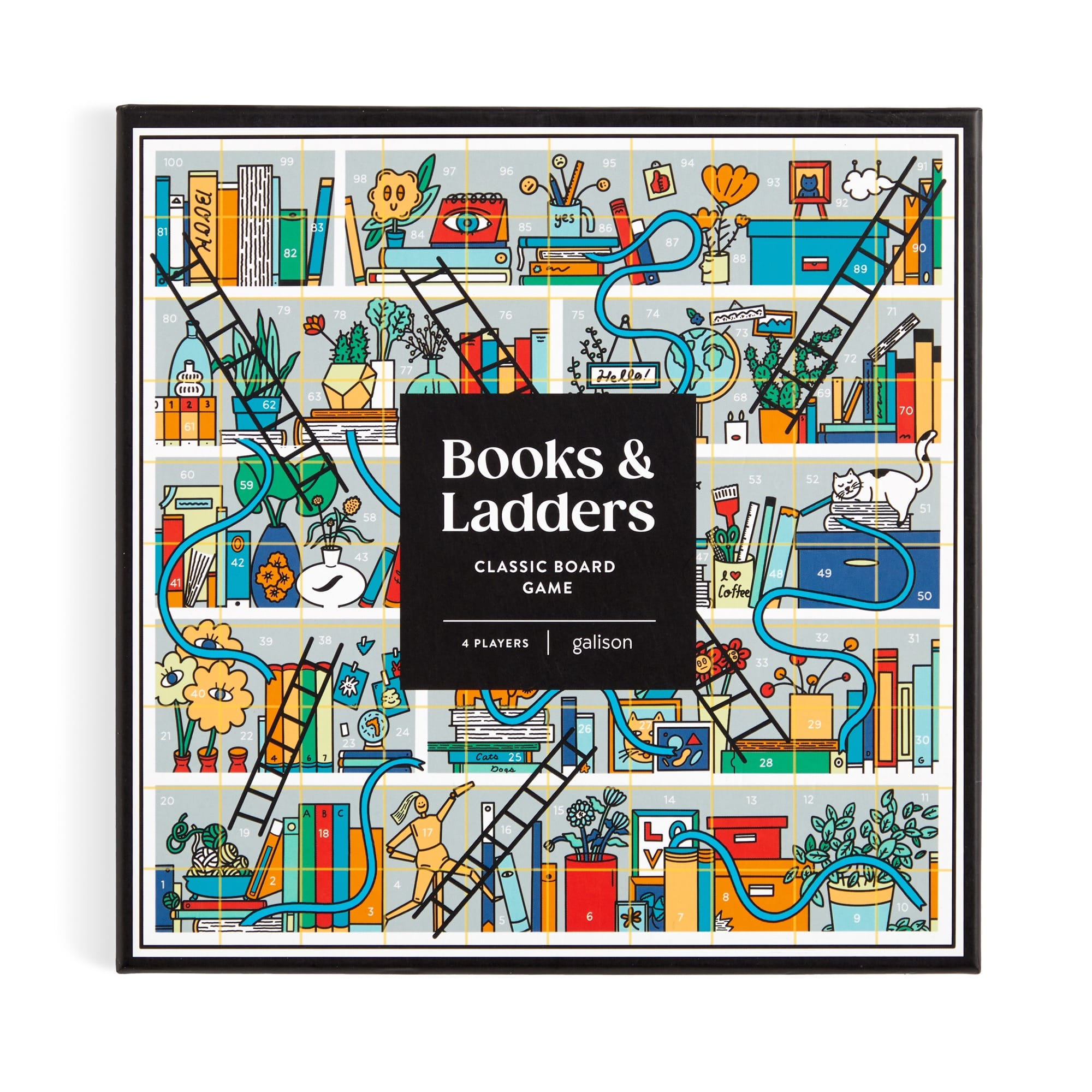 galison-games-books-and-ladders-brettspiel-b-cher-edition image 3