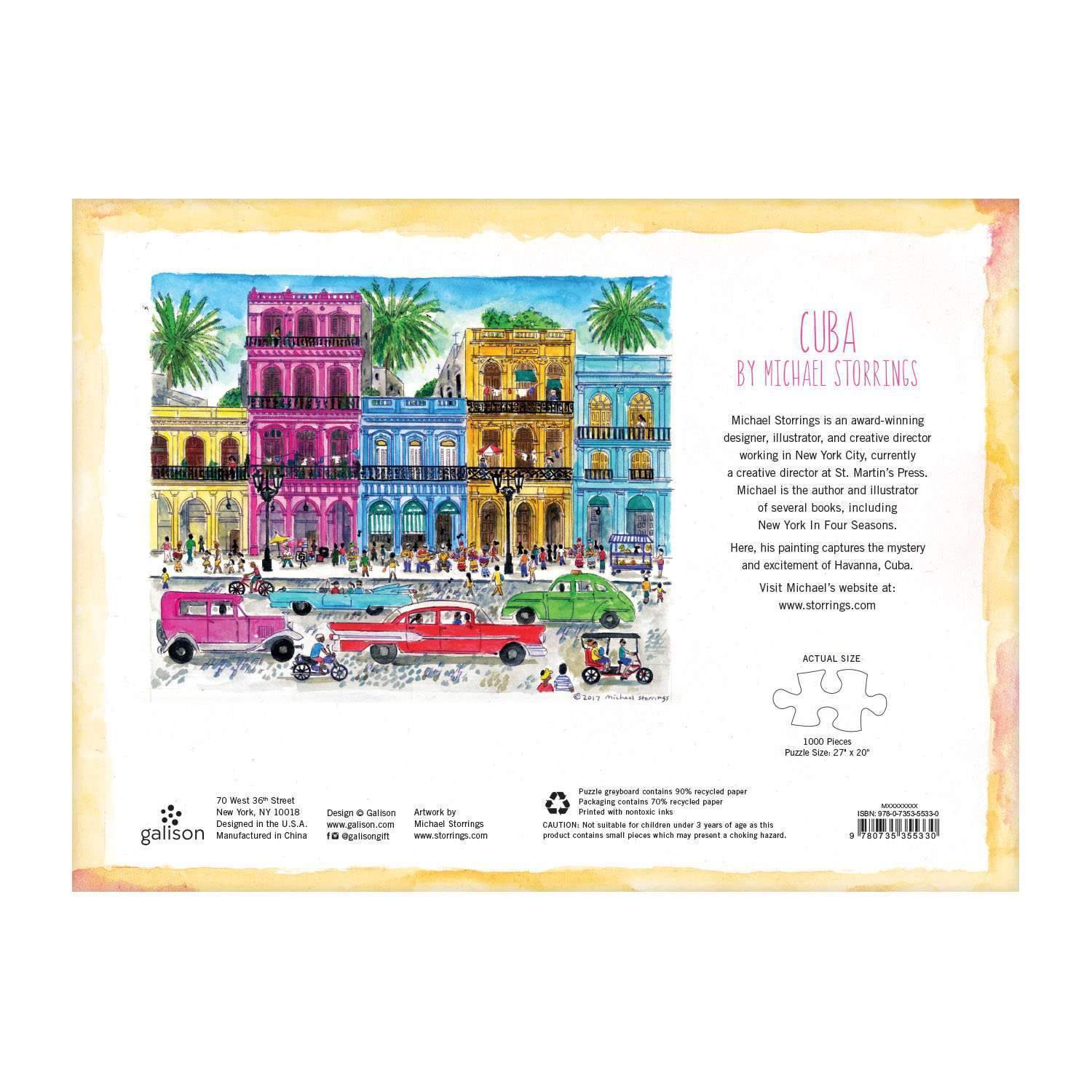 galison-michael-storrings-cuba-1000-teile-puzzle-stadt image 4